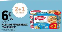 E.Leclerc FILETS DE MAQUEREAUX 'SAUPIQUET' offre