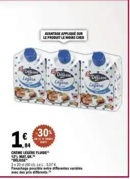 E.Leclerc Crème légère fluide offre