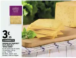 E.Leclerc CHEDDAR EN TRANCHES offre