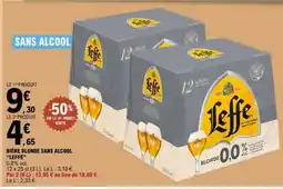 E.Leclerc BIÈRE BLONDE SANS ALCOOL LEFFE offre