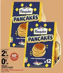 E.Leclerc Pancakes 'Brioche Pasquier' offre