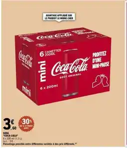 E.Leclerc Coca Cola offre