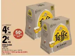 E.Leclerc Bière Blonde Leffe offre