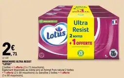 E.Leclerc MOUCHOIRS ULTRA RESIST 'LOTUS' offre