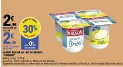 E.Leclerc YAOURT BRASSÉ AU LAIT DE BREBIS SOIGNON offre