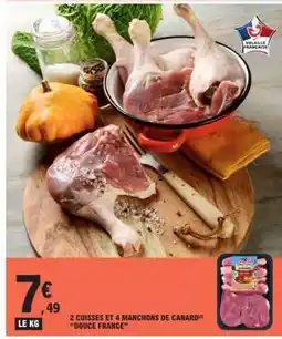 E.Leclerc 2 CUISSES ET 4 MANCHONS DE CANARD offre