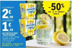 E.Leclerc Eau Touche de Fruit San Pellegrino offre