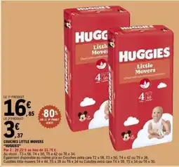 E.Leclerc Couches Little Movers HUGGIES offre