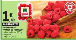 E.Leclerc LA BARQUETTE FRAMBOISES offre
