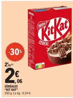 E.Leclerc CÉRÉALES KIT KAT offre
