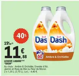 E.Leclerc LESSIVE LIQUIDE DASH offre