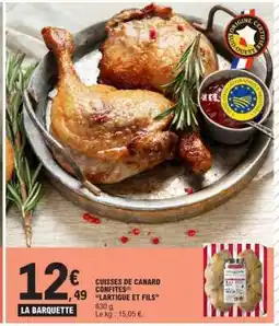 E.Leclerc Cuisses De Canard Confites offre