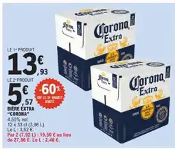 E.Leclerc BIÈRE EXTRA CORONA offre