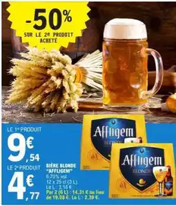 E.Leclerc Bière Blonde Affligem offre