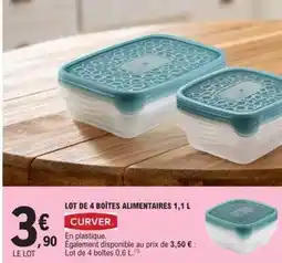 E.Leclerc LOT DE 4 BOÎTES ALIMENTAIRES 1,1 L offre