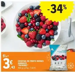 E.Leclerc COCKTAIL DE FRUITS ROUGES SURGELÉS PATRIGEL offre