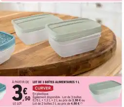 E.Leclerc LOT DE 3 BOÎTES ALIMENTAIRES 1 L offre