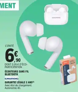 E.Leclerc ÉCOUTEURS SANS FIL BLUETOOTH offre