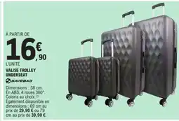 E.Leclerc VALISE TROLLEY UNDERSEAT offre