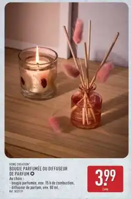 ALDI BOUGIE PARFUMÉE OU DIFFUSEUR DE PARFUM offre