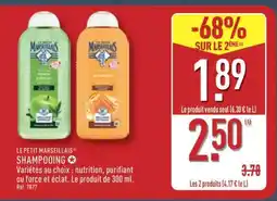 ALDI LE PETIT MARSEILLAIS Shampooing offre
