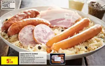 Intermarché Choucroute garnie offre
