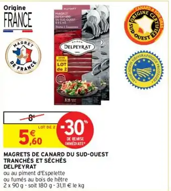 Intermarché Magrets de canard du sud-ouest offre
