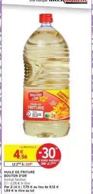 Intermarché HUILE DE FRITURE BOUTON D'OR offre