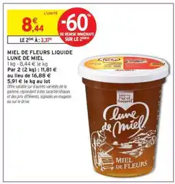 Intermarché Miel De Fleurs Liquide Lune De Miel offre