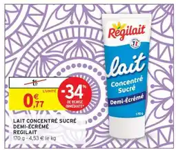 Intermarché LAIT CONCENTRÉ SUCRÉ DEMI-ÉCRÉMÉ REGILAIT offre