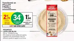 Intermarché HOUMOUS L'ATELIER BLINI offre
