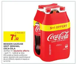 Intermarché BOISSON GAZEUSE GOÛT ORIGINAL COCA-COLA offre