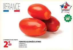 Auchan Tomates Allongées Latines offre