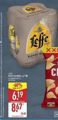 ALDI LEFFE BIÈRE BLONDE 6,6° offre
