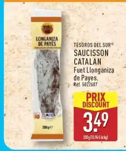 ALDI TESOROS DEL SUR SAUCISSON CATALAN offre