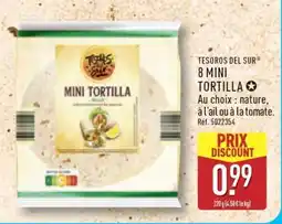 ALDI TESOROS DEL SUR 8 MINI TORTILLA offre