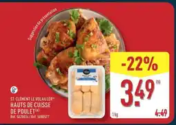 ALDI ST-CLÉMENT LE VOLAILLER HAUTS DE CUISSE DE POULET offre