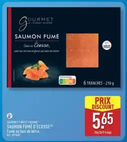 ALDI GOURMET FINEST CUISINE SAUMON FUMÉ D'ÉCOSSE offre