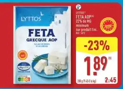 ALDI LYTTOS FÊTA AOP offre