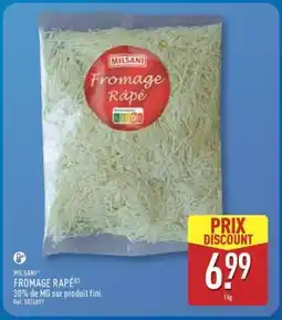 ALDI MILSANI FROMAGE RÂPÉ offre