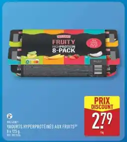 ALDI MILSANI YAOURTS HYPERPROTÉINÉS AUX FRUITS offre