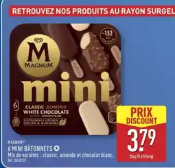 ALDI Magnum 6 Mini Bâtonnets offre