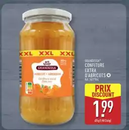 ALDI GRANDESSA Confiture Extra d'Abricots offre
