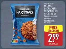 ALDI TRADER JOE'S MÉLANGE DE CRACKERS ET CACAHUÈTES APÉRITIFS offre