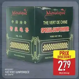 ALDI MOSAIQUE THE VERT GUNPOWDER offre