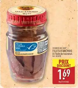 ALDI TESOROS DEL SUR FILETS D'ANCHOIS offre