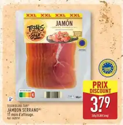 ALDI TESOROS DEL SUR JAMBON SERRANO offre