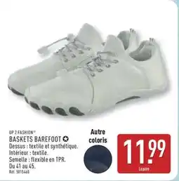ALDI BASKETS BAREFOOT offre