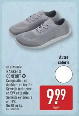 ALDI BASKETS CONFORT offre