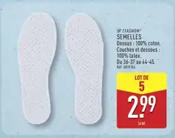 ALDI UP 2 FASHION SEMELLES offre